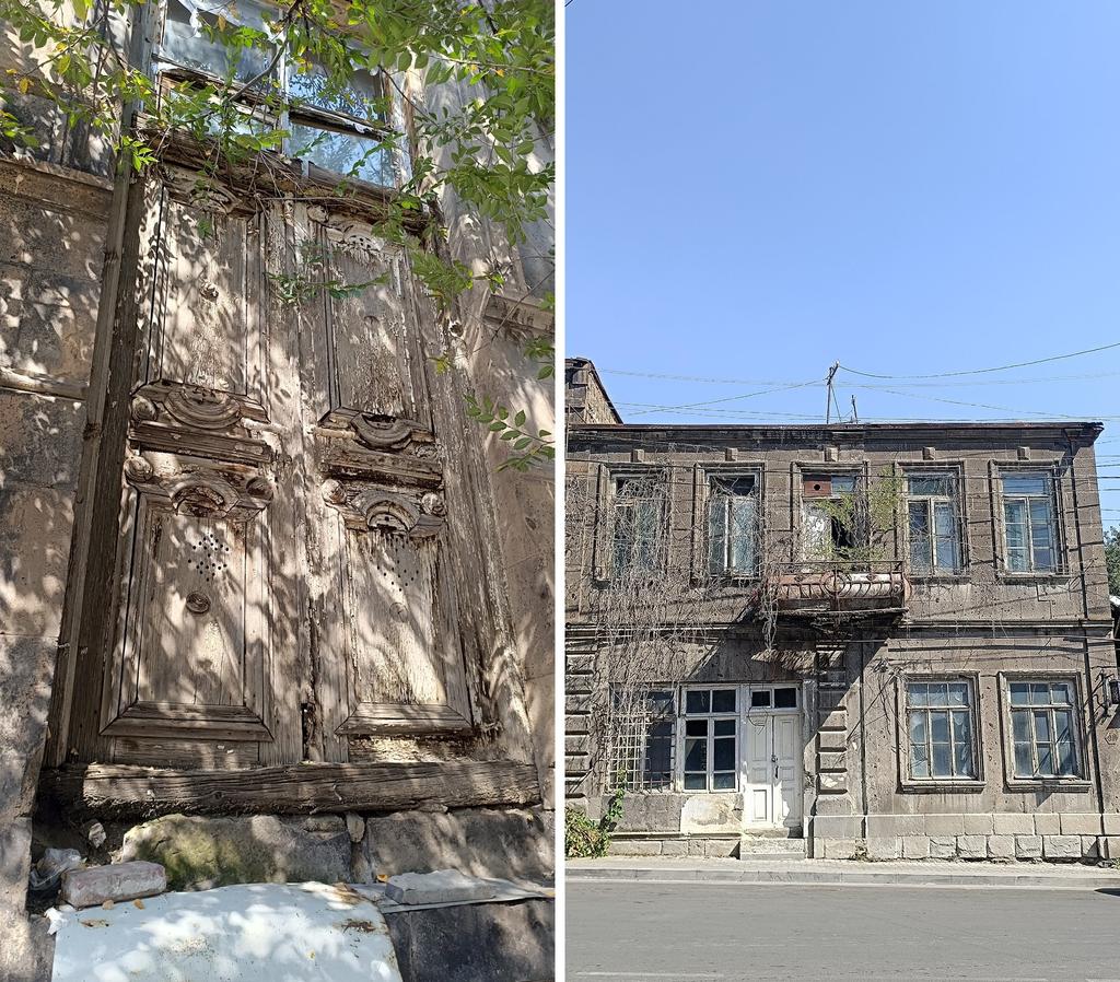Дома из туфа в Гюмри