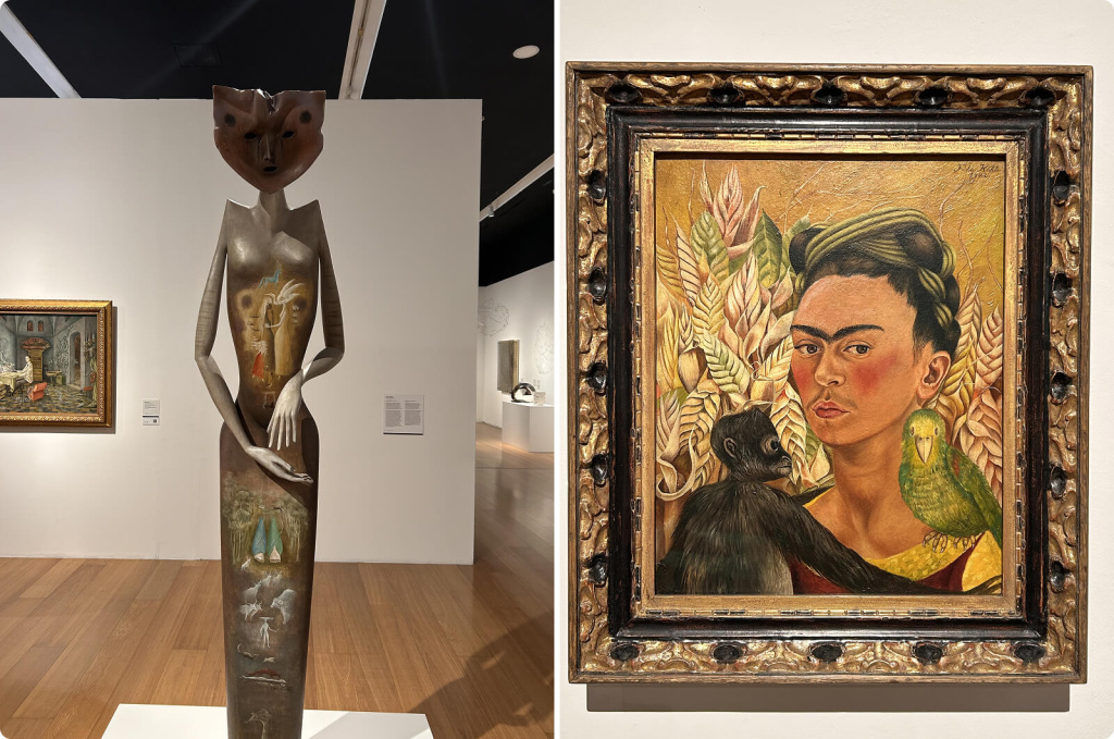 Картина и статуя