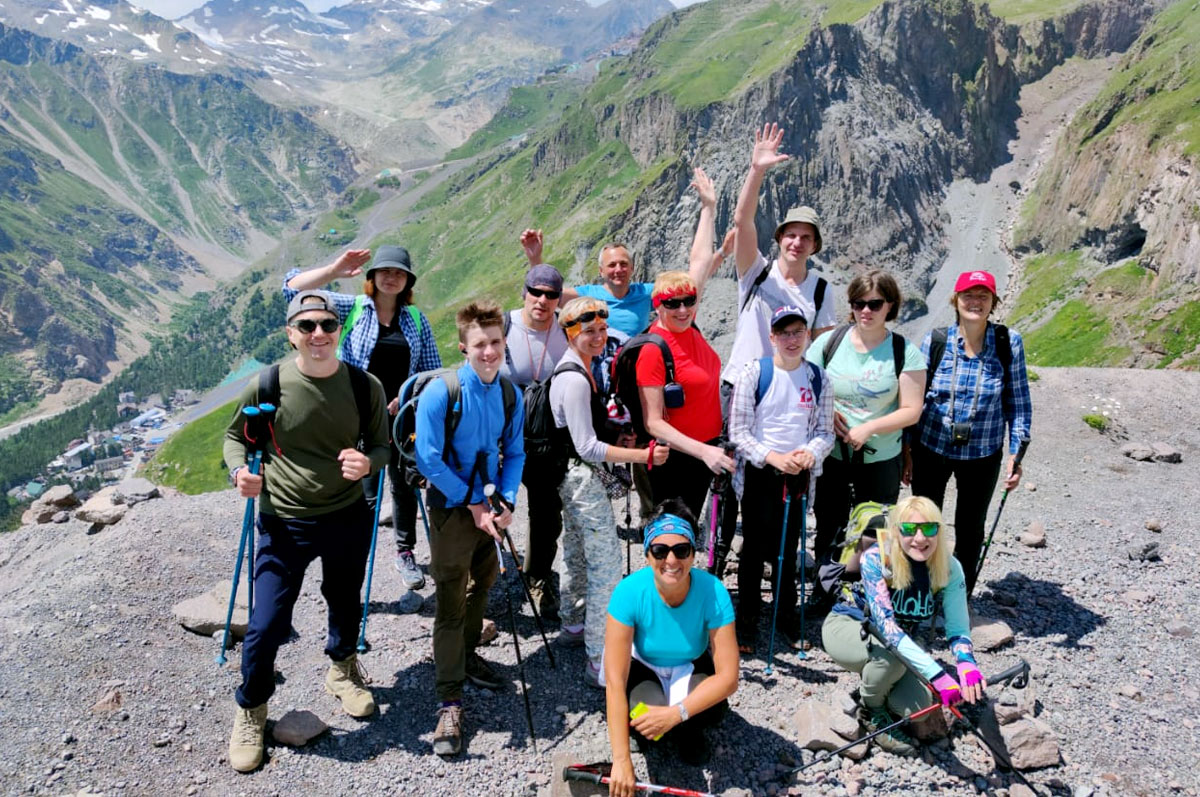 Треккинг в Приэльбрусье без рюкзаков. (37/45)