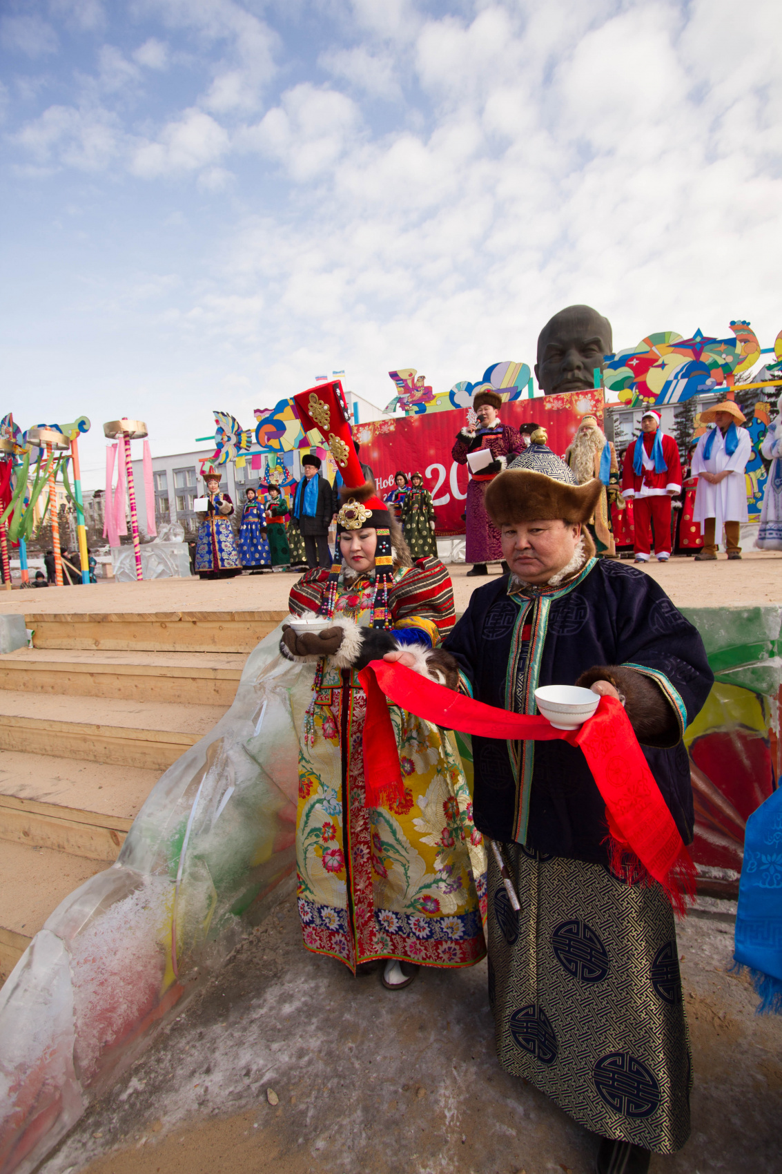 Байкал Бурятия Новый Год Огненной Лошади по Восточному п/о Святой Нос Баргузин (8/78)