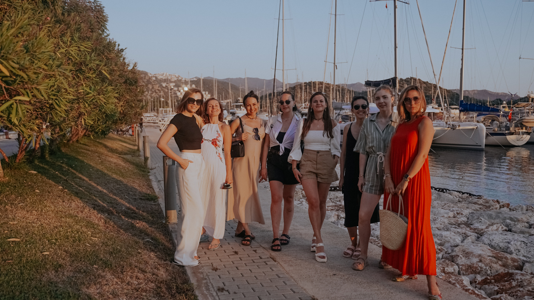 Красивый девичник на полуострове Каш, Турция (17/48)