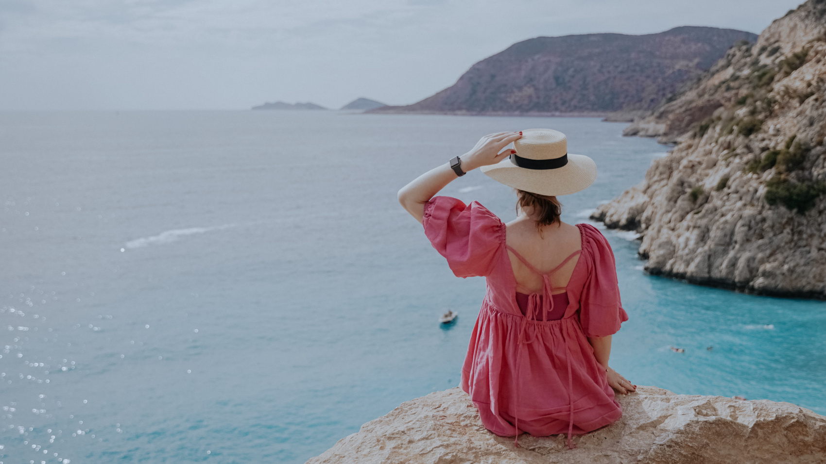 Красивый девичник на полуострове Каш, Турция (10/48)