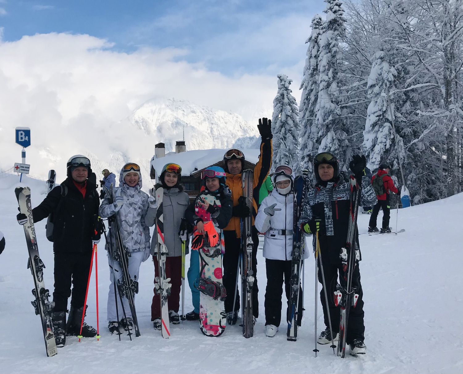 Счастье в горах Красной Поляны - горнолыжный тур (21/61)