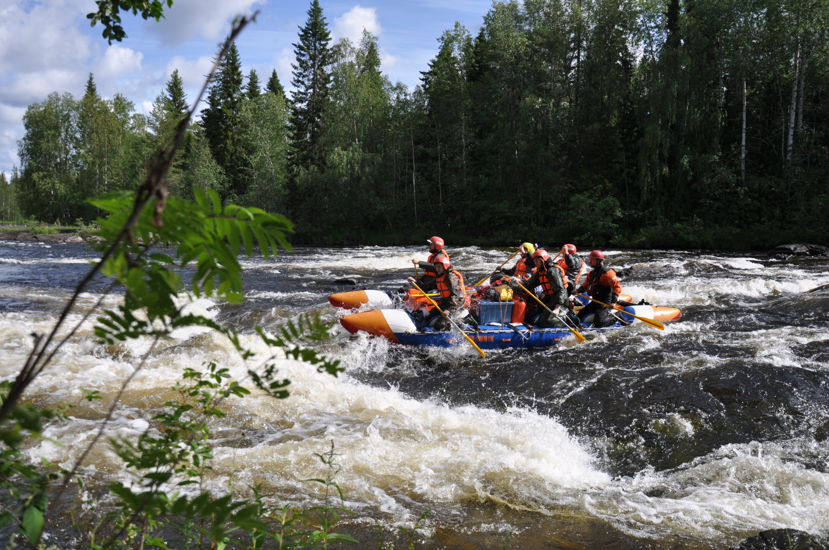 Экстремальный сплав по реке Уксунйоки (5/26)