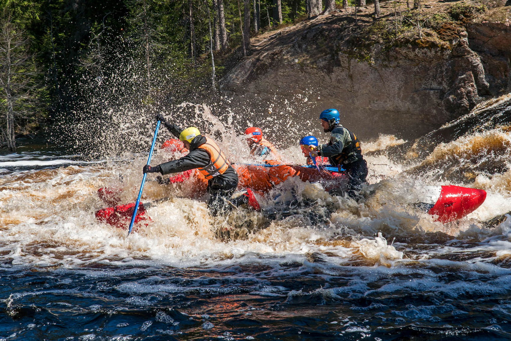 Экстремальный сплав по реке Уксунйоки (13/26)