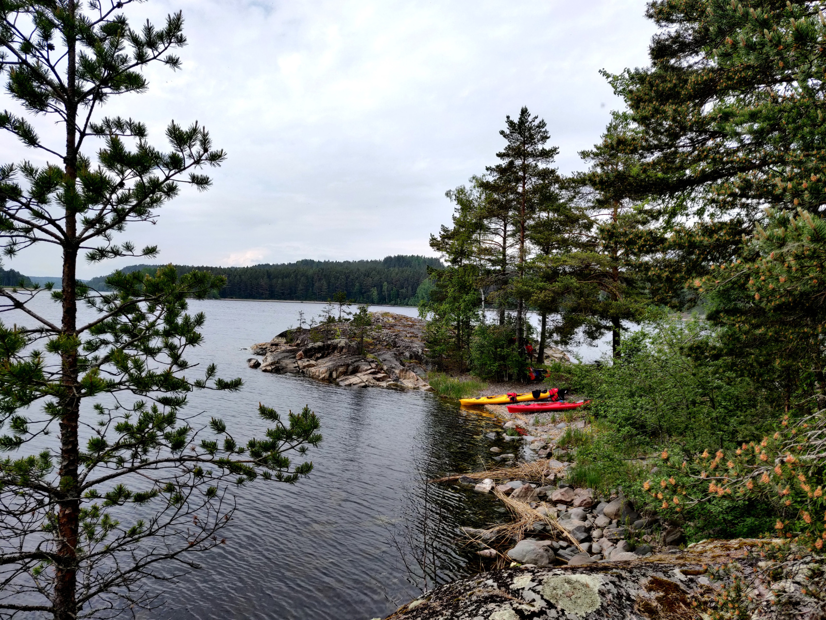 Сплав по Ладожскому озеру на морских каяках (4/22)
