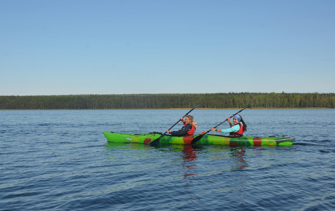 Сплав по Ладожскому озеру на морских каяках (5/22)