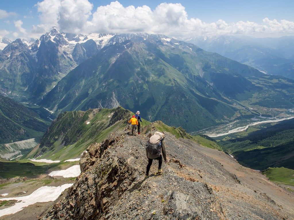 Поход в горы Сванетии, экскурсии и море
