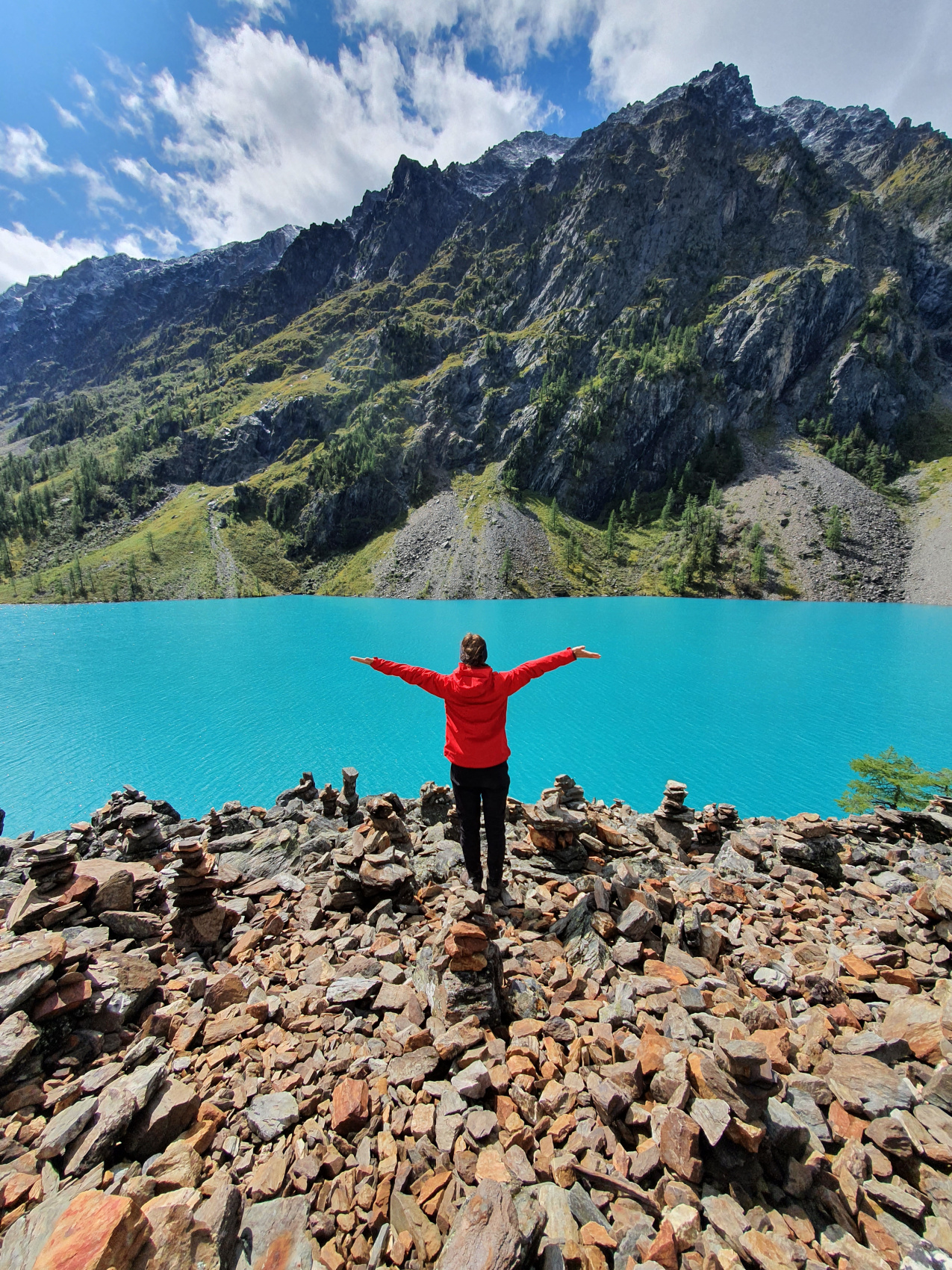Треккинг к Шавлинским озерам c конным сопровождением (16/88)