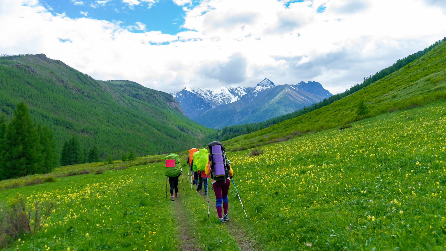 Треккинг в долину Маашей и озерам Каракабак (40/76)