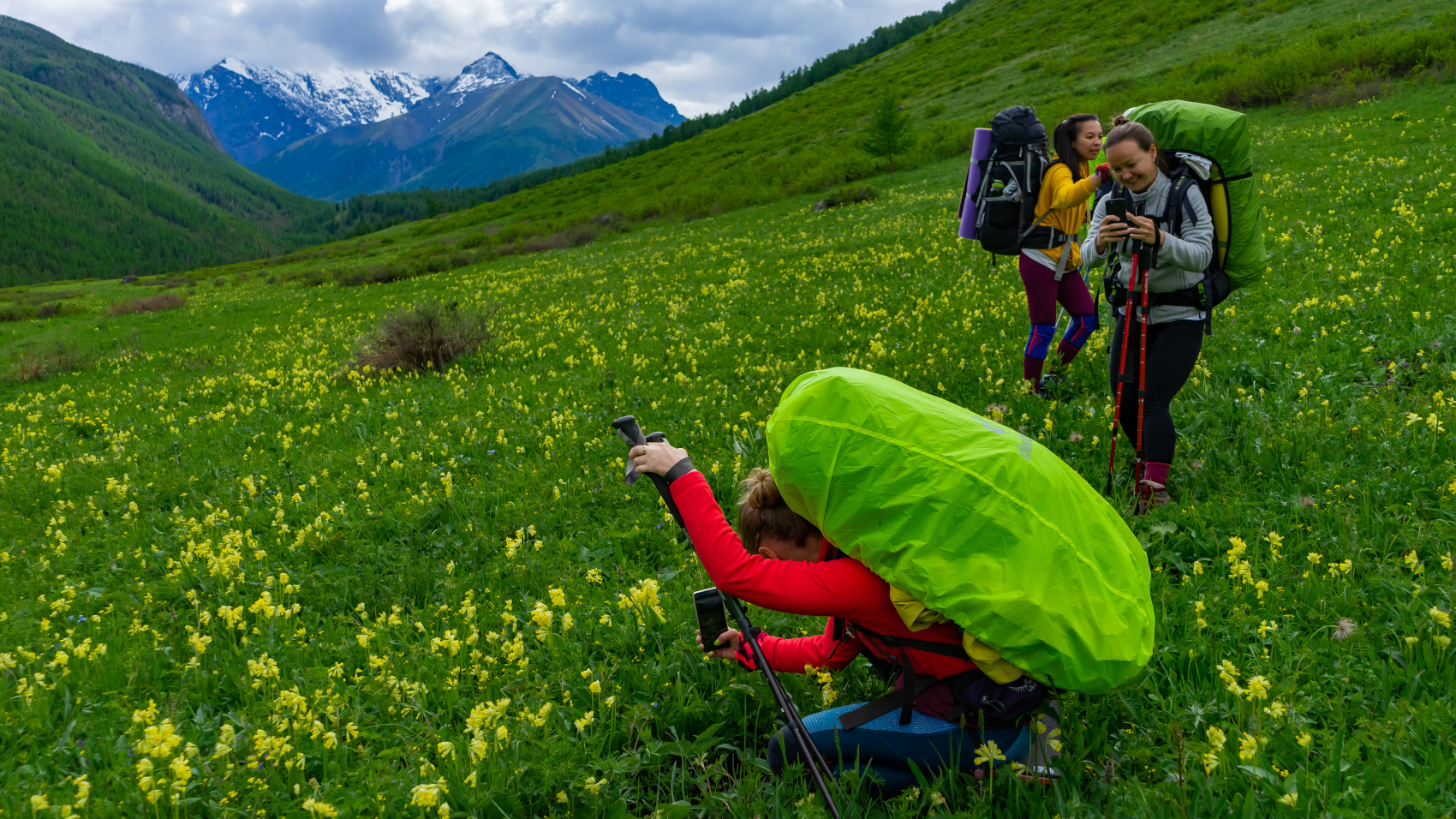 Треккинг в долину Маашей и озерам Каракабак (37/76)