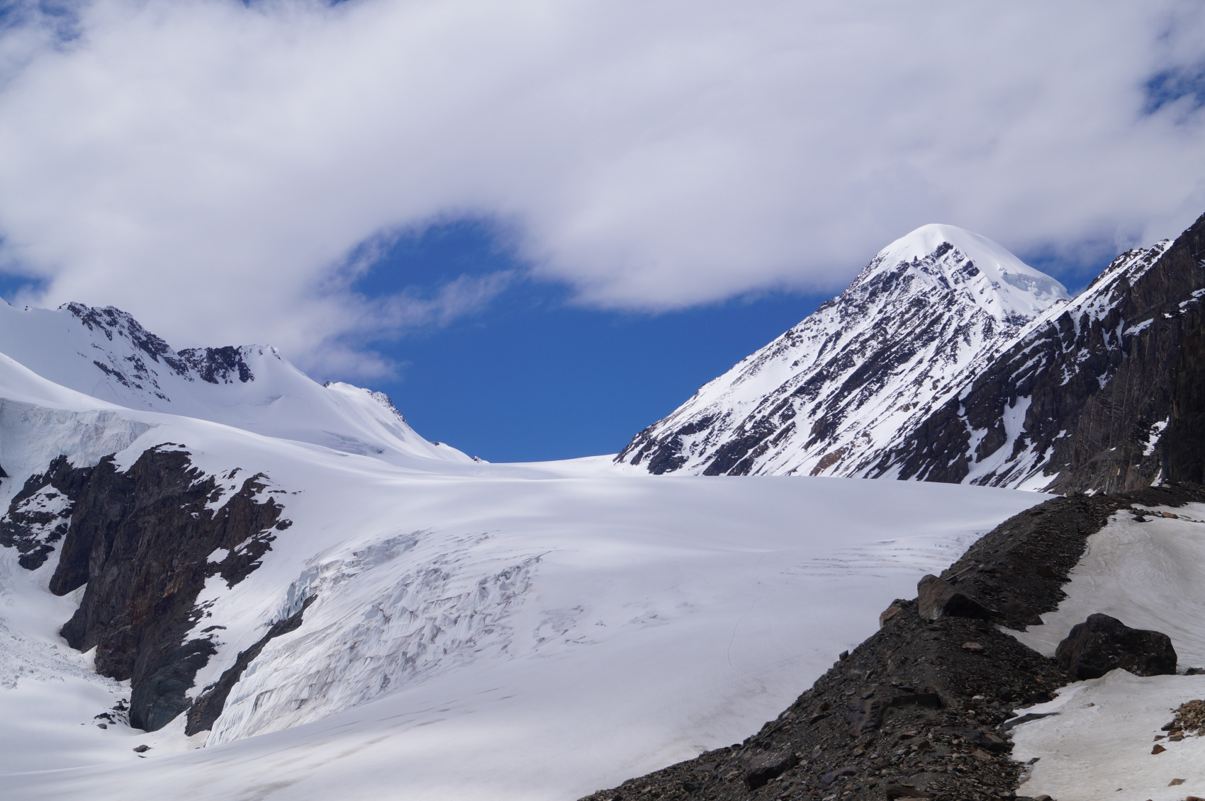 Восхождение на вершину Актру - Баш
