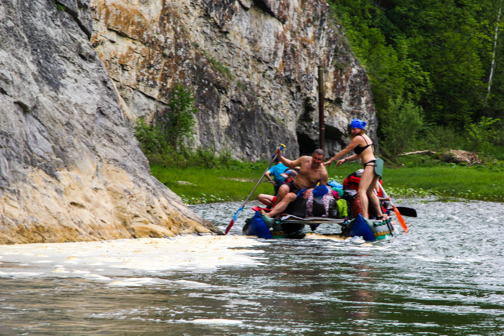 Активный сплав по реке Зилим с порогом Кысык! (6/24)