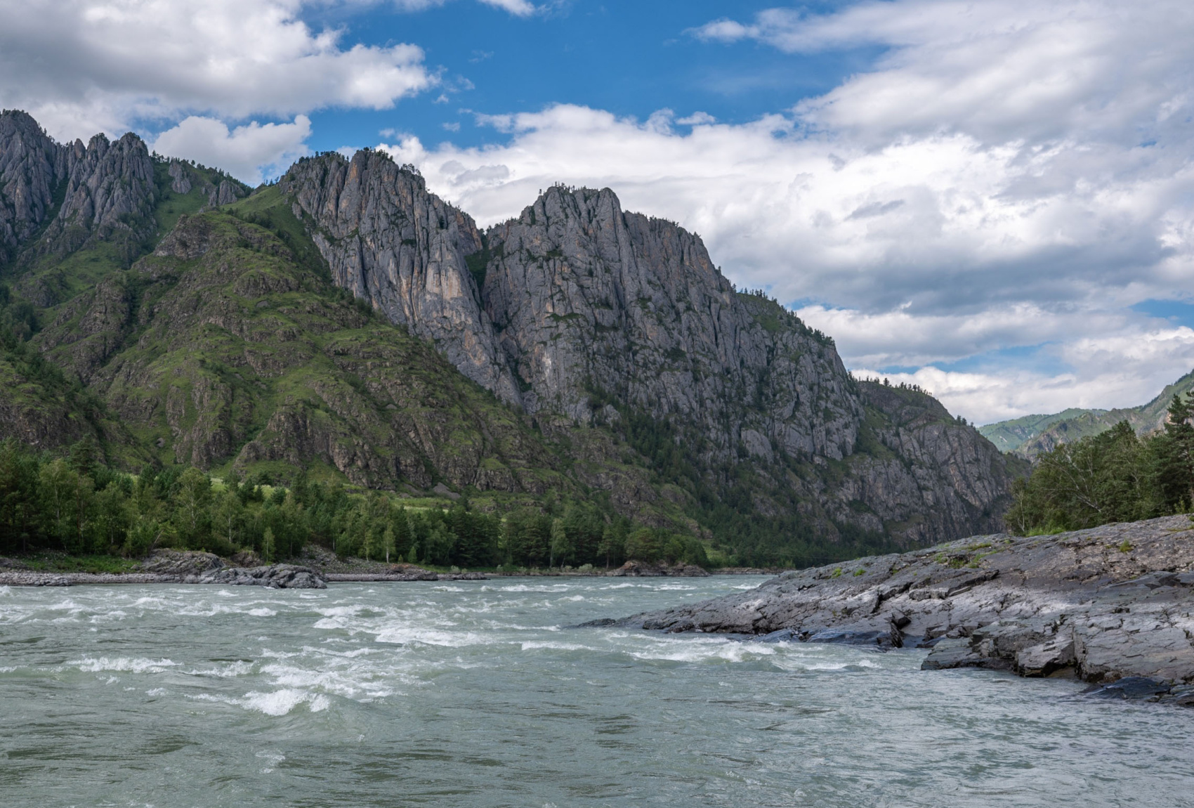 Сплав по нижней Катуни (13/35)