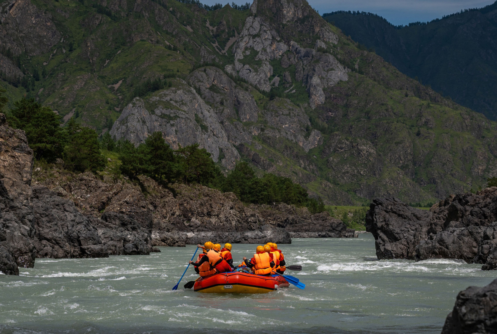 Сплав по нижней Катуни (7/35)