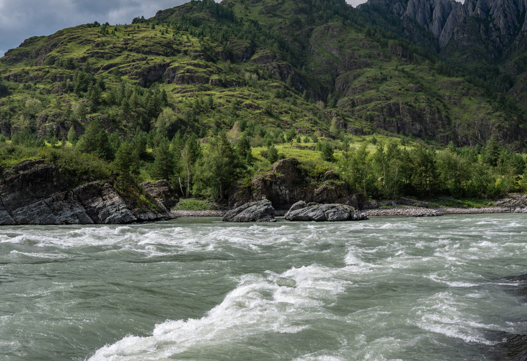 Сплав по нижней Катуни (10/35)