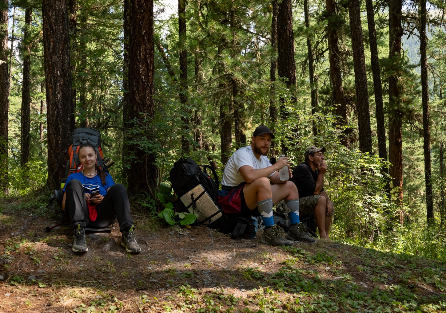Пеший поход к Белухе с вьючными лошадьми (21/50)
