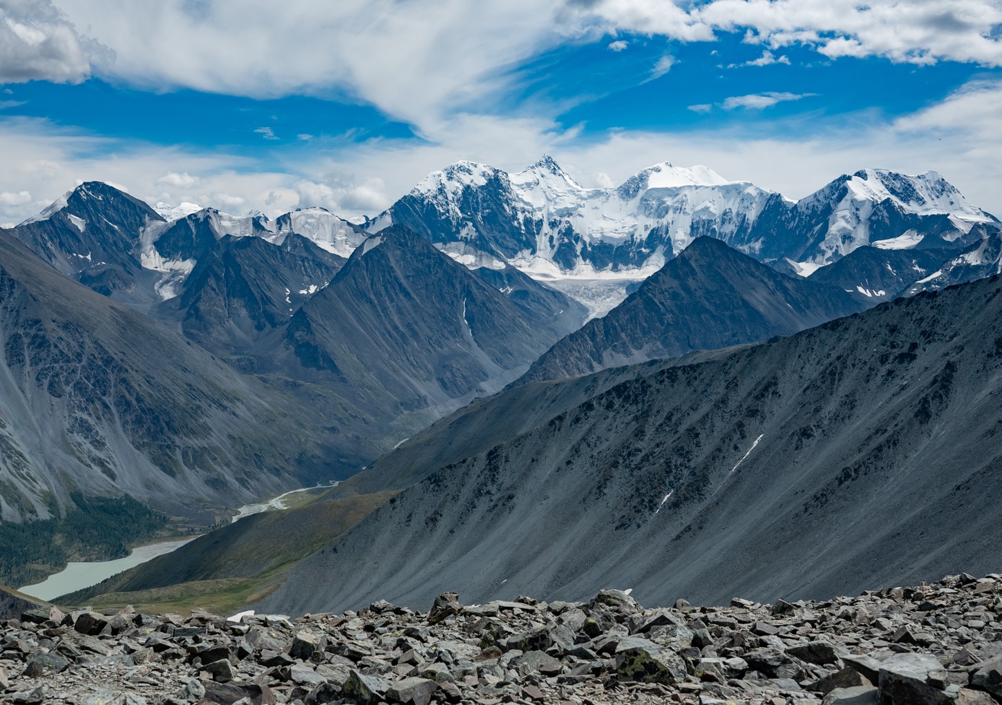 Пеший поход к Белухе с вьючными лошадьми (10/50)