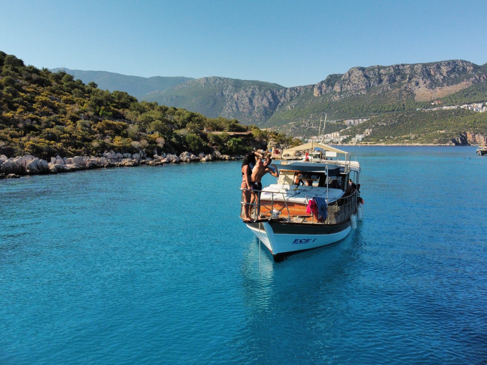 Море Турции (Каш, яхта, вилла, серпантин, Олюдениз)