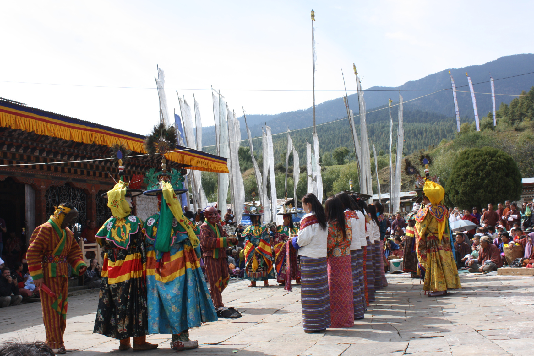 Тсечу - фестиваль в Бутане (12/12)