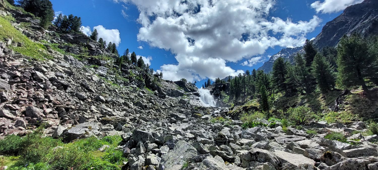 Горный лагерь на Алтае. Путешествие налегке к Мультинским озерам (12/64)
