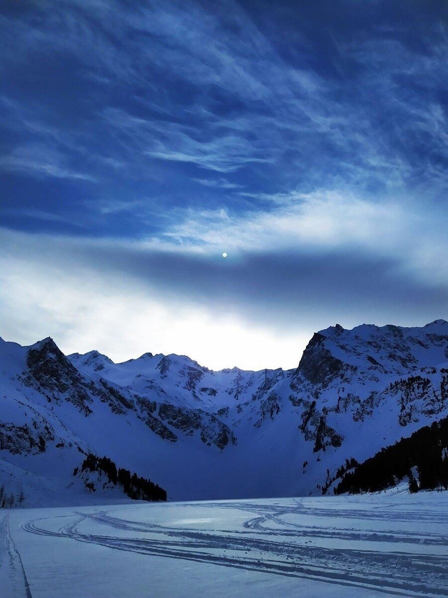 В зимнюю сказку Мультинских озер.  (3/24)