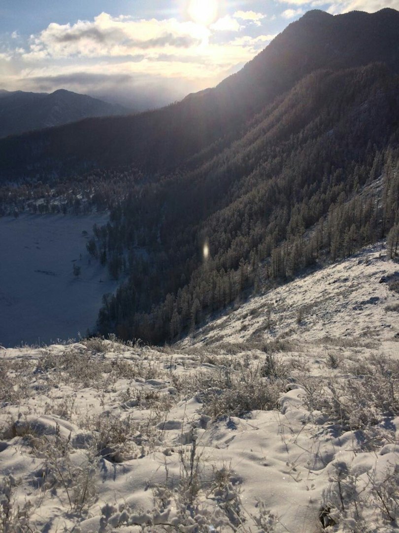 В зимнюю сказку Мультинских озер.  (7/24)
