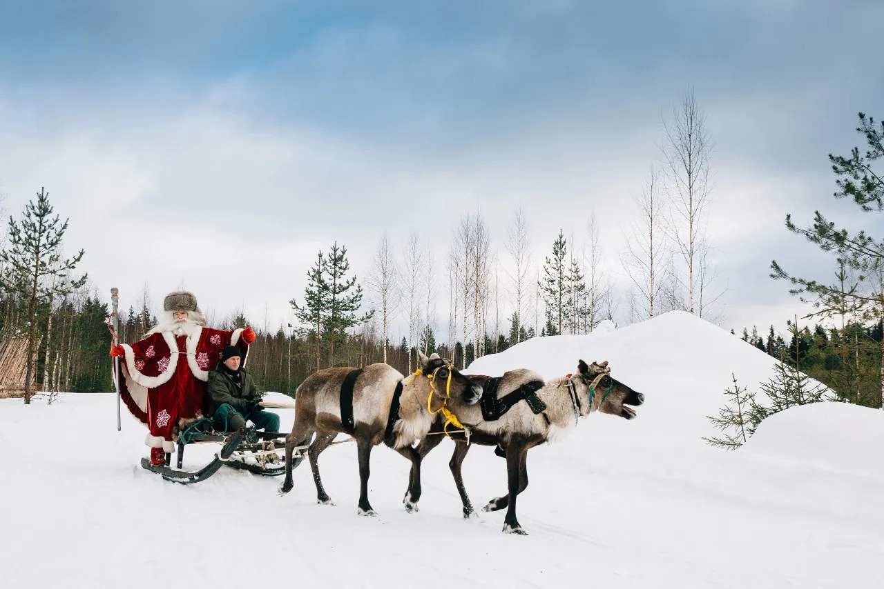 Сказка в Карелии. Комфорт тур до 8 чел. Дед Мороз, Ретропоезд, Рускеала, саамы, хаски (15/27)