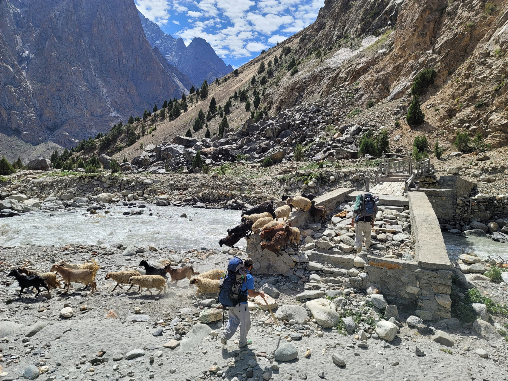 Поход в долину Чаракуса (поход в базовый лагерь K7) (16/52)