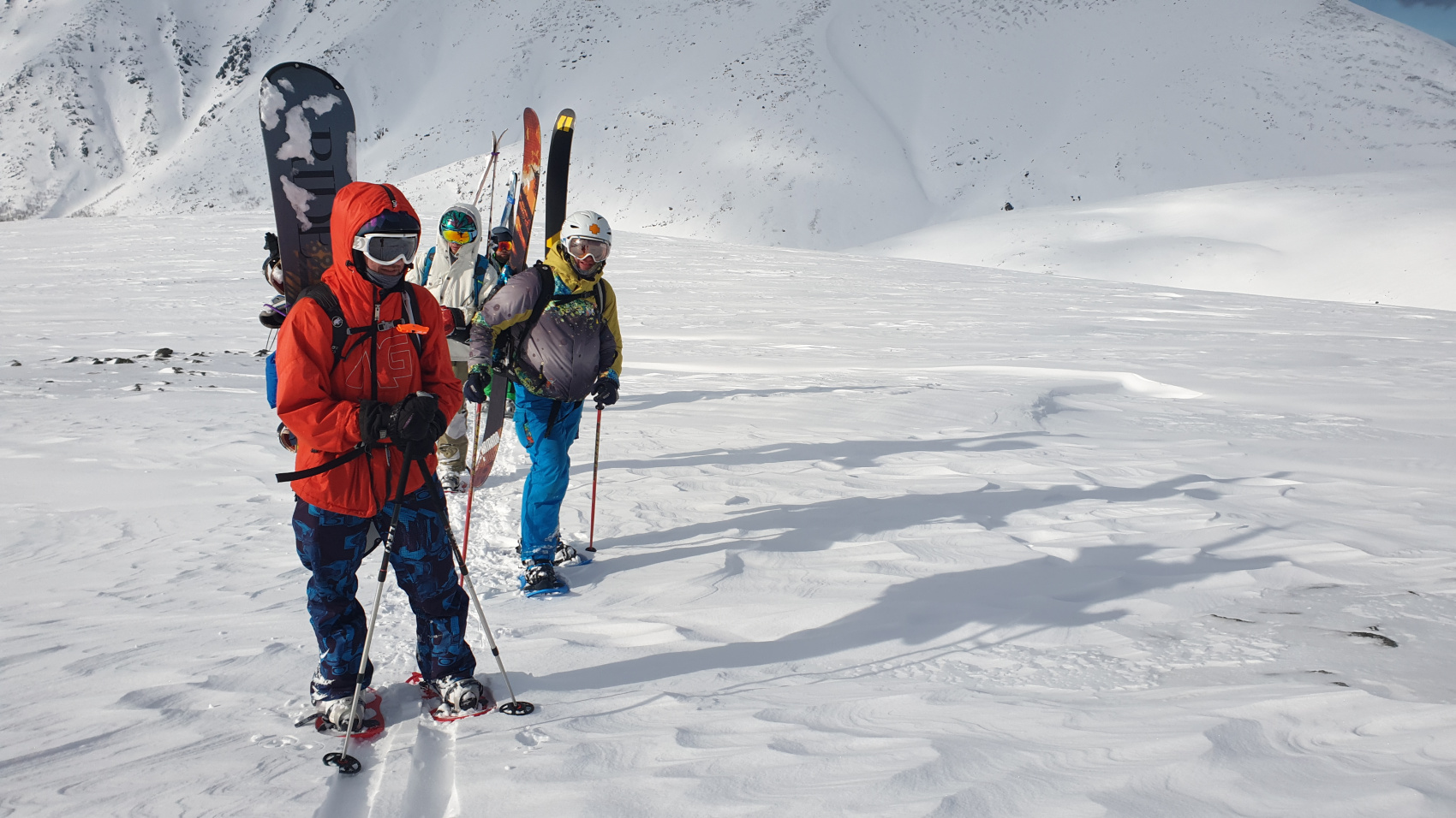 Лайтовый фрирайд и скитур в сердце Хибин со снегоходной заброской (4/26)