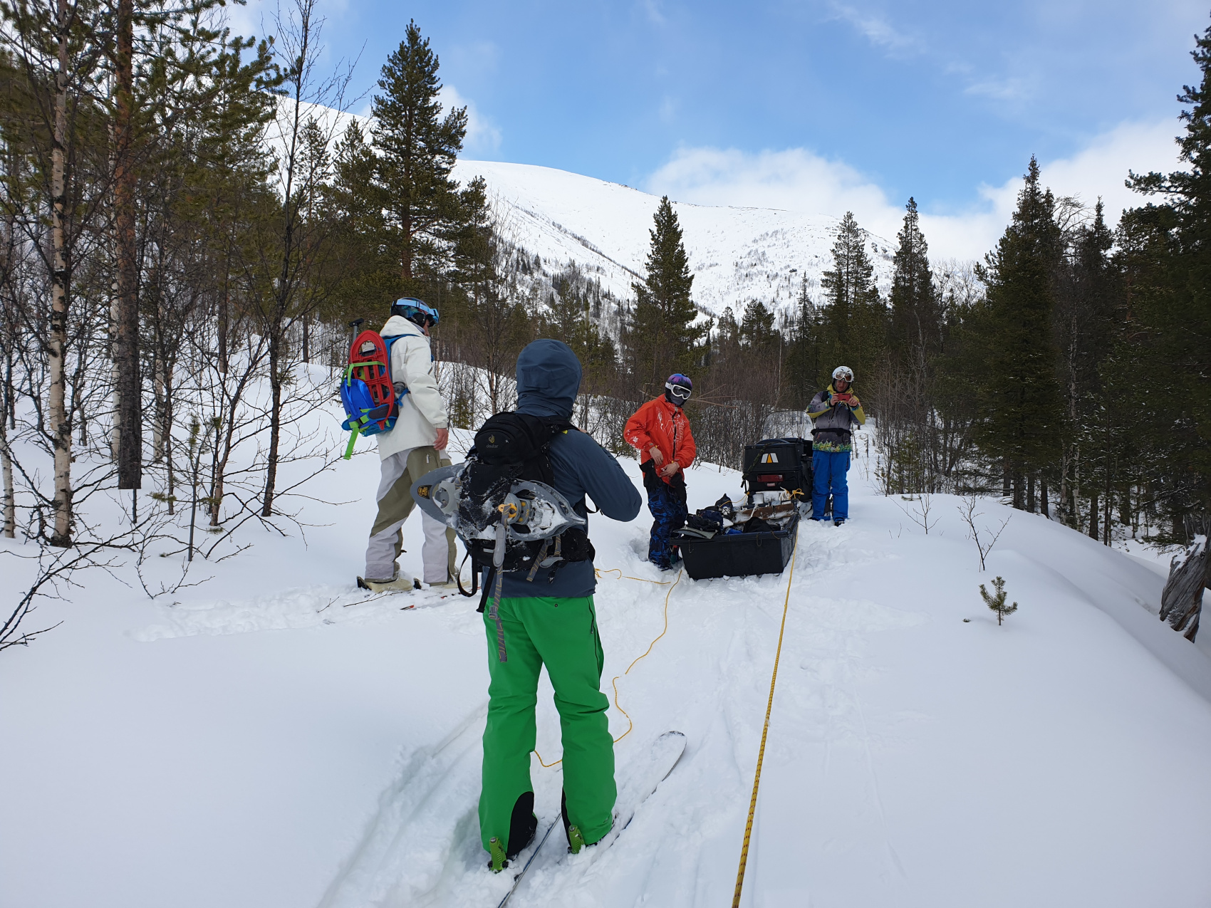 Лайтовый фрирайд и скитур в сердце Хибин со снегоходной заброской (5/26)