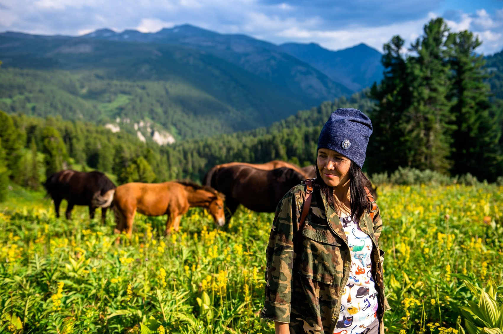 Конный тур к Каракольским озерам и нижняя Катунь (9/22)