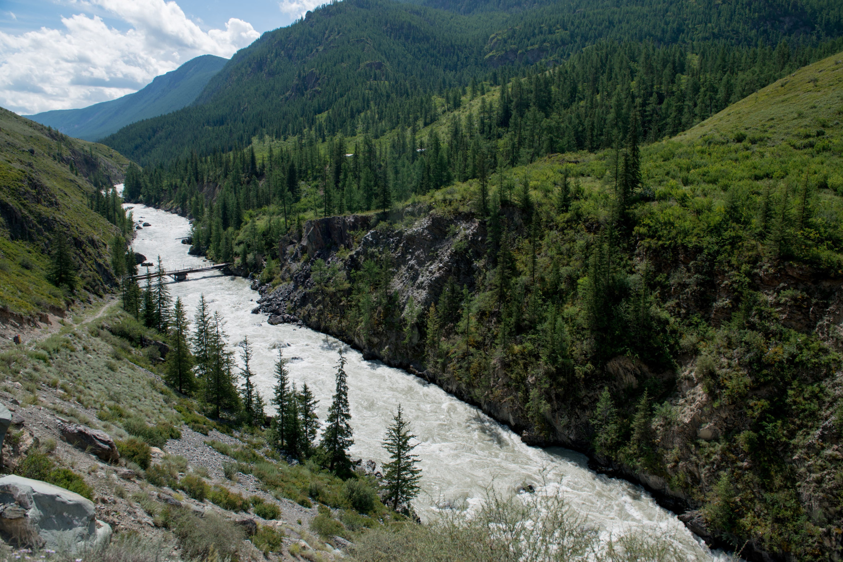 Пеший тур к Шавлинским озерам и средняя Катунь (5/18)