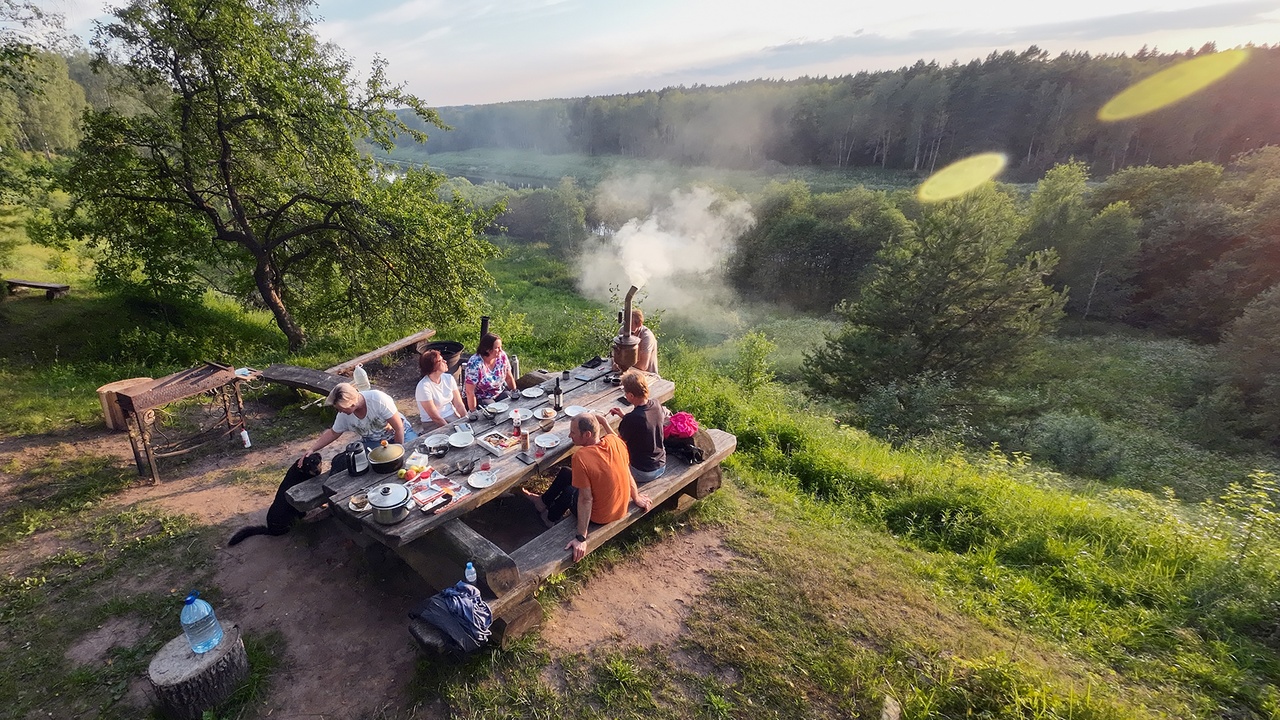 Сплав в Подмосковье в национальном парке  (5/20)