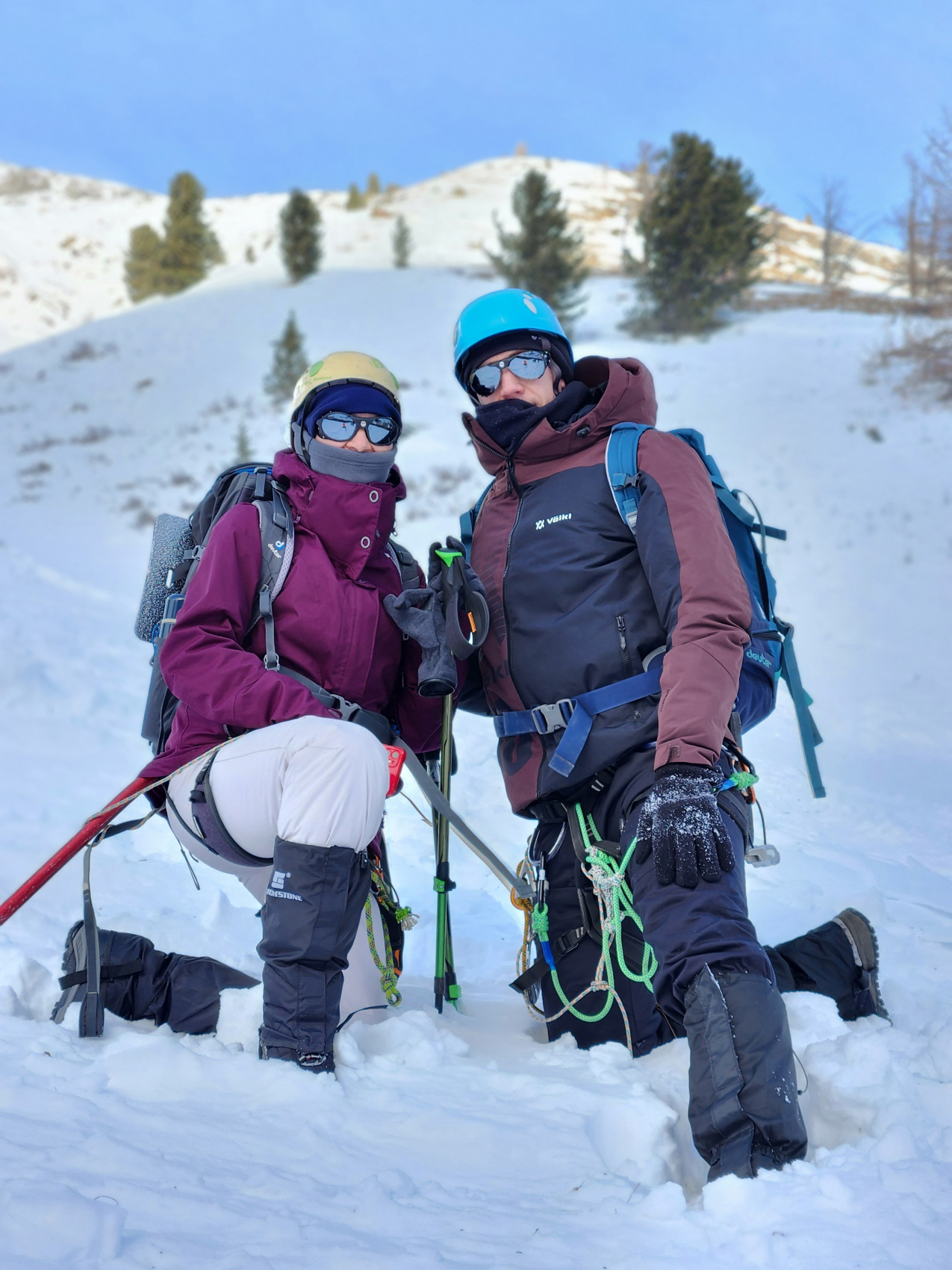 Новый год в горах Алтая: основы альпинизма в ущелье Актру (9/64)