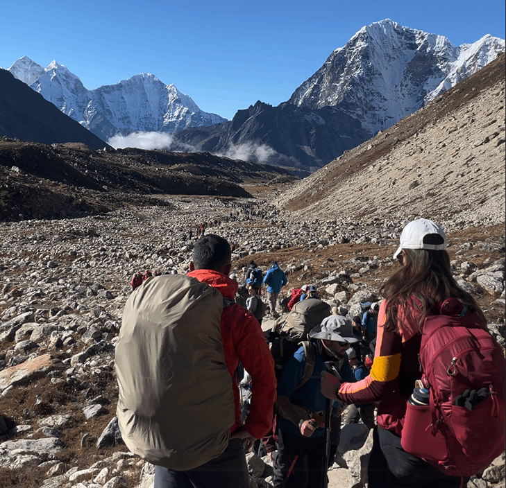 Поход на перевал Хокио Чола в базовом лагере Эвереста (11/38)