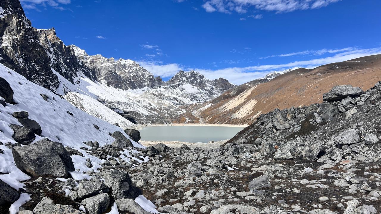 Поход на перевал Хокио Чола в базовом лагере Эвереста (3/38)