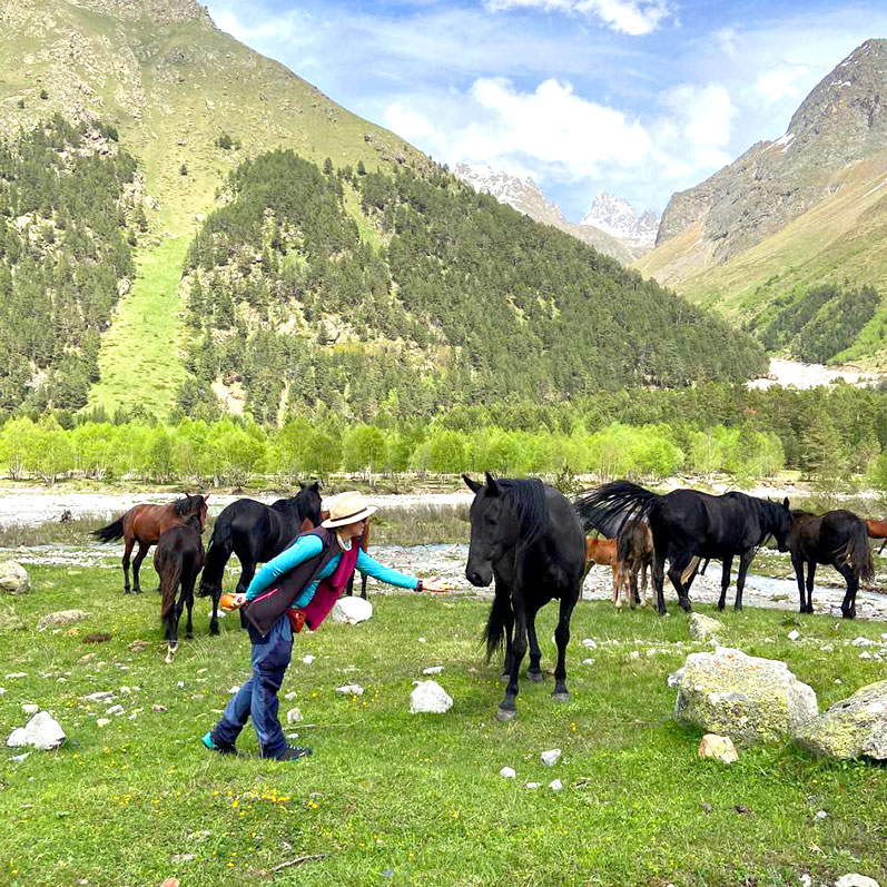 Треккинг к горе желаний Уллу-Тау (46/95)