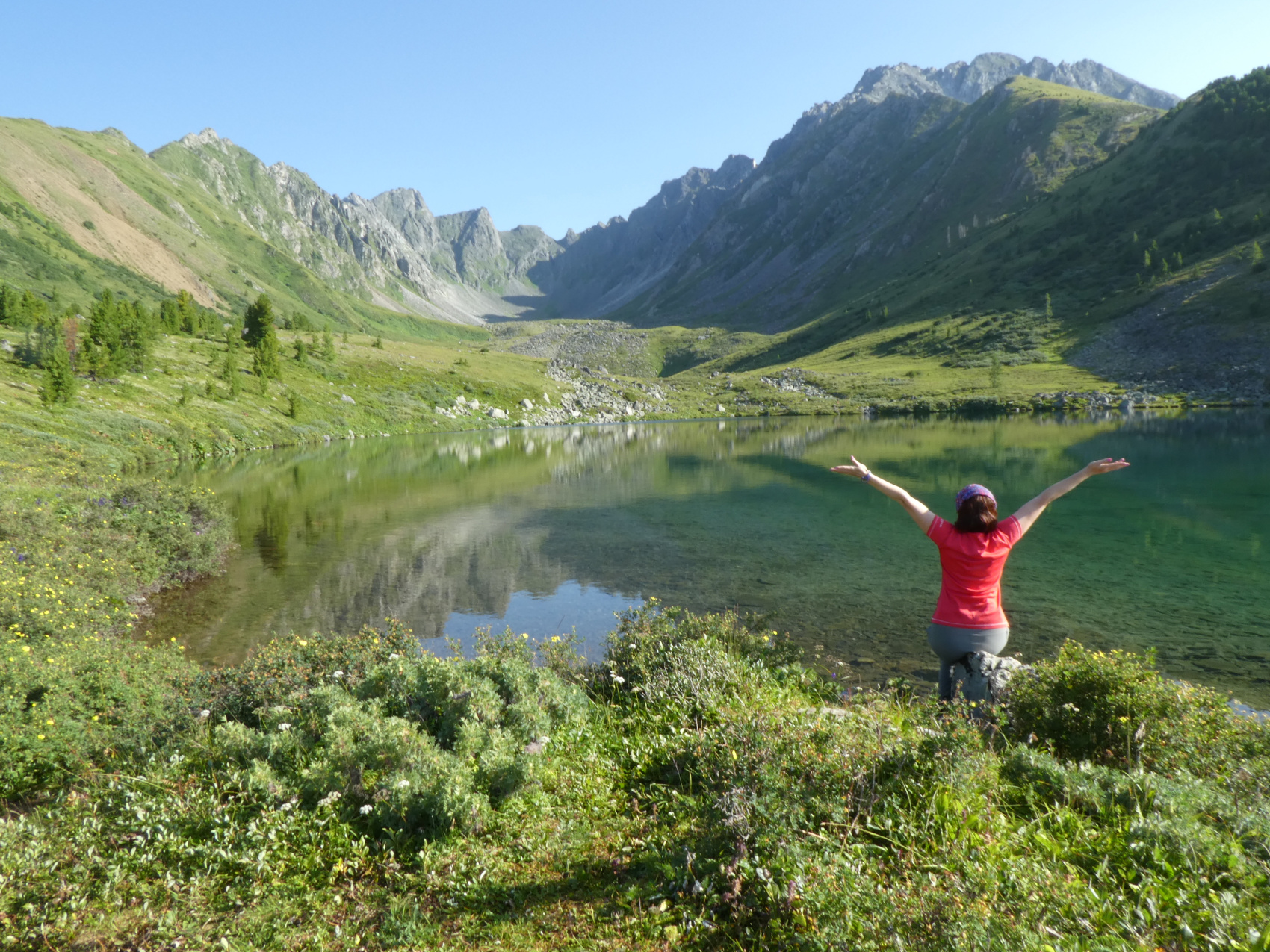 Горный лагерь в Восточных Саянах + Байкал.   (11/49)