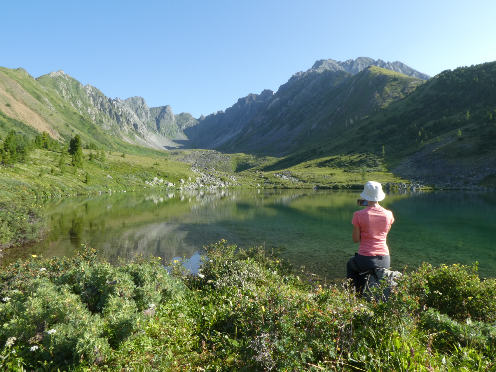 Горный лагерь в Восточных Саянах + Байкал.   (13/49)