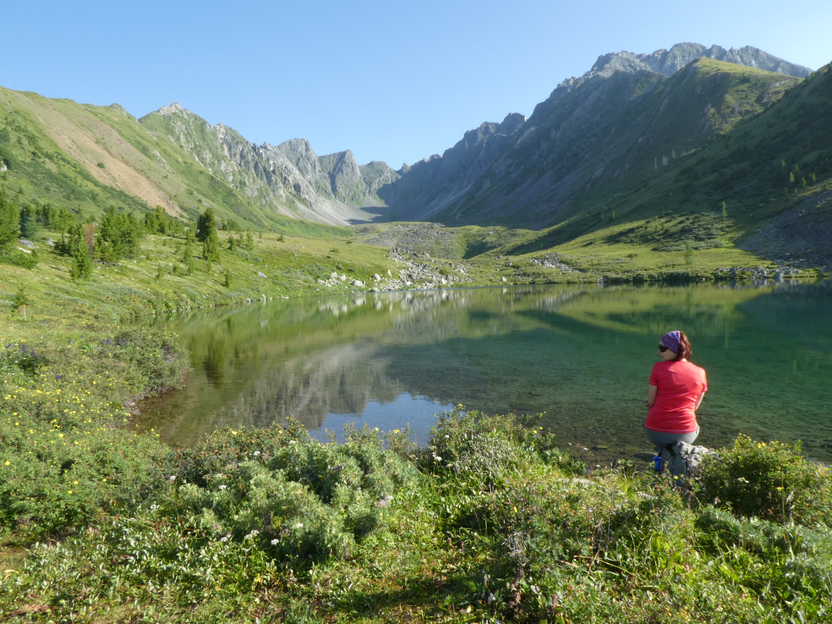 Горный лагерь в Восточных Саянах + Байкал.   (15/49)
