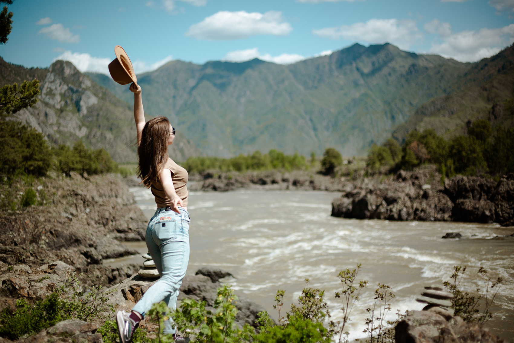 Цветение Маральника В Чемале - 2026. Чемал, Катунь, конные прогулки, пещеры. (51/81)