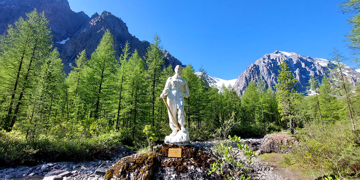 Горный лагерь на Алтае. Ущелье Актру (32/63)