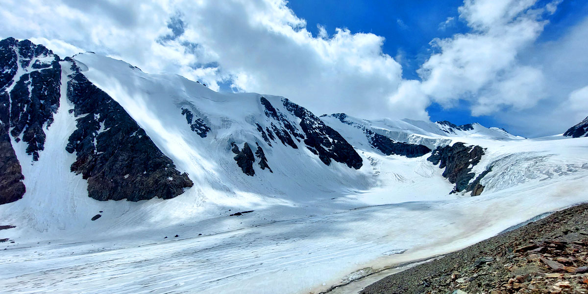 Горный лагерь на Алтае. Ущелье Актру (11/63)