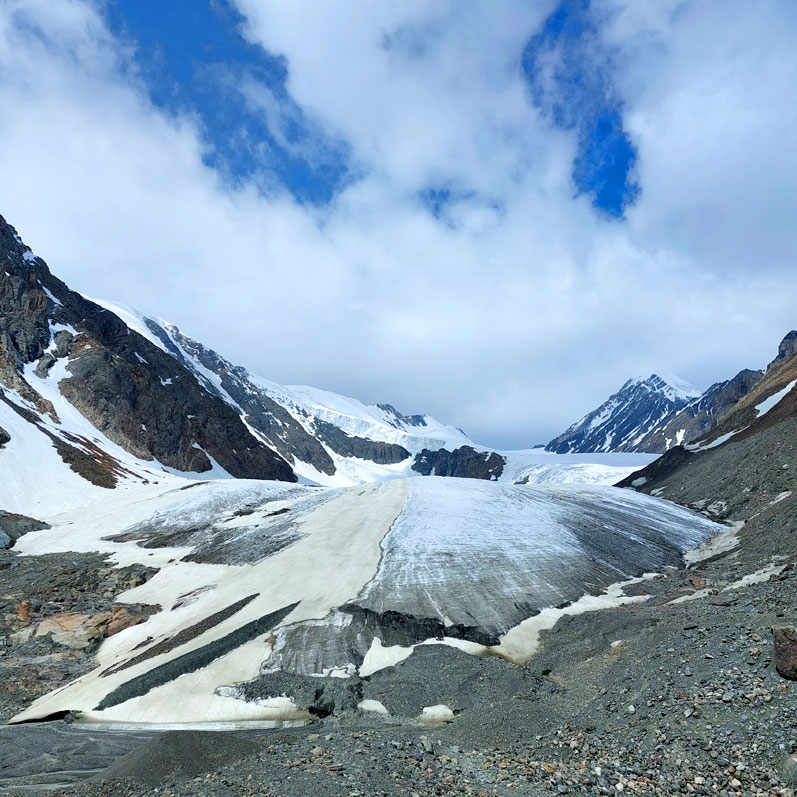Горный лагерь на Алтае. Ущелье Актру (35/63)