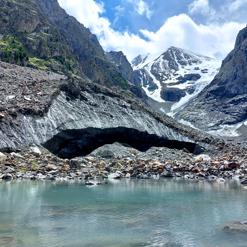 Горный лагерь на Алтае. Ущелье Актру (37/63)
