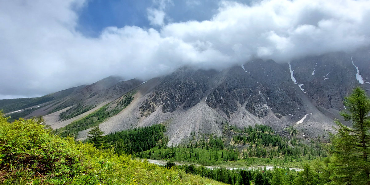 Горный лагерь на Алтае. Ущелье Актру (15/63)