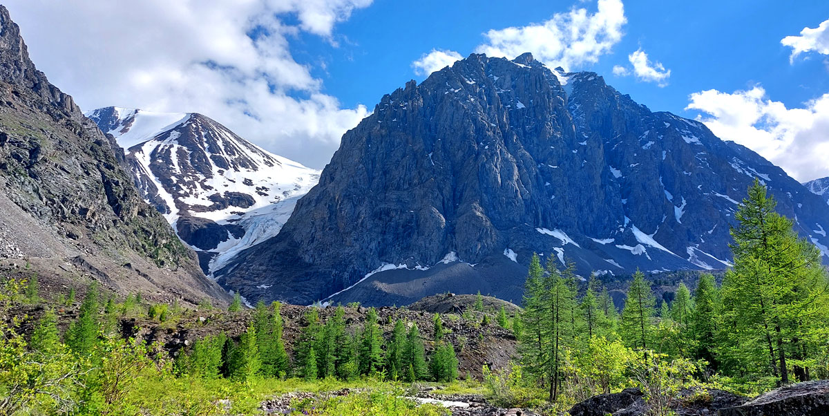 Треккинг на Алтай. Ущелье Актру (12/63)