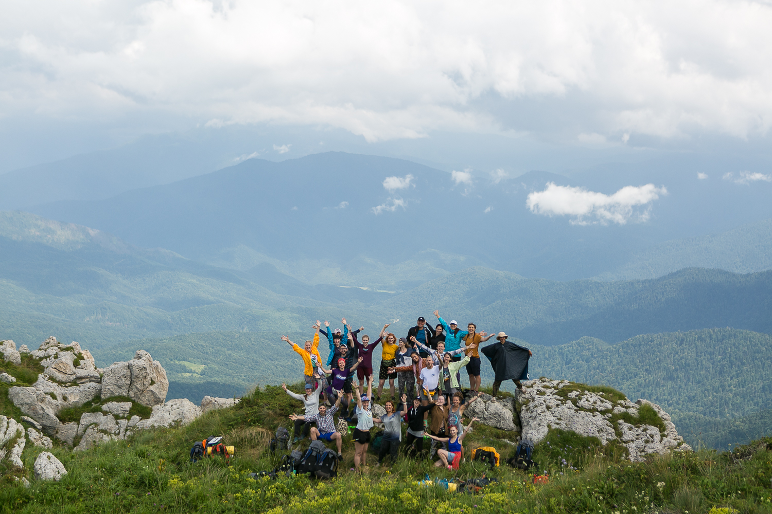 30й экспресс. Через горы к морю. Восхождение г. Оштен (2/36)
