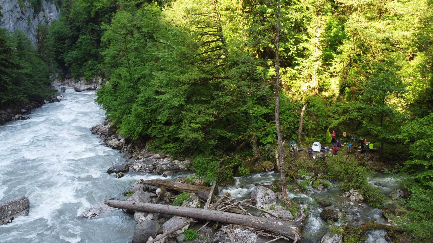 Поход Затерянный мир в Псху с вылетом на самолете Ан-2 (25/46)